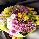 Букет «Цветочная гармония» из хризантем
