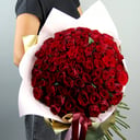 Букет «101 бархатная роза 70см»