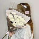 Букет «Профитроль» из хризантем