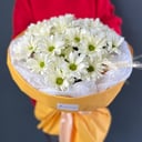 Букет «Хризантема с сухоцветами»