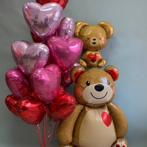 Набор шаров 148 - с Мишками (аэродизайн)