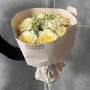 Букет «Цветочное настроени» из роз и ромашек