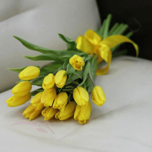 Букет «Тюльпаны желтые 15шт»