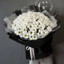 Букет Хризантемы в черном