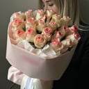 Букет «21 розовая кенийская роза»