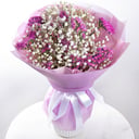 Букет «Лавандовые грезы» из гипсофил