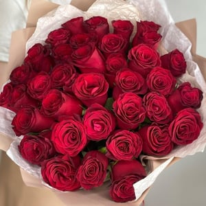 Красная Роза 35 Роз в букете