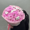 Букет розовой хризантемы