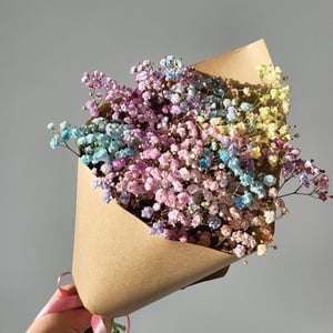 Букет «Радужная гипсофила»