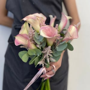 Свадебный букет из калл