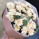 Букет «Ваниль» из хризантем