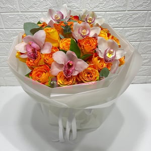 Букет «Композиция "Золото орхидей"»