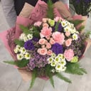 Букет «Марокко» из роз и хризантем