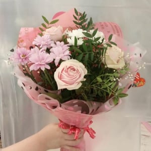 Букет «Розовый мир»