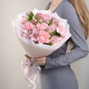 Букет Величие из гвоздик и альстромерий