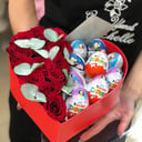 Подарочный набор «Сердце роз»