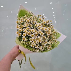Букет "Ромашковая поляна" из танацетума