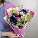 Букет Кустовых Роз и Анемон