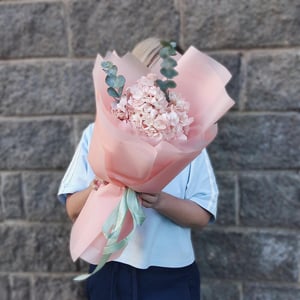 Букет розовой гортензии