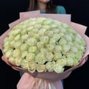 Букет «Шикарные белые розы»