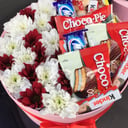 Подарочный набор «Вкусный микс» из хризантем