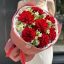 Букет «Подари любовь» из роз и альстромерий