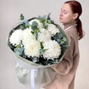 Хризантемы снежные, зимний букет