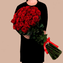 Букет 25 метровых роз Эквадор