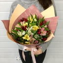 Букет «Весеннее очарование» из альстромерий