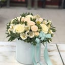 Композиция «Весеннее чувство» из альстромерий и роз