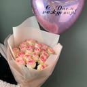 Букет «Розовый флирт»