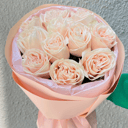 Букет «11 бежевых пионовидных роз»