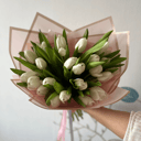 Букет «Белые тюльпаны»
