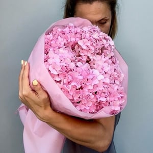 Букет «Гортензия розовая»