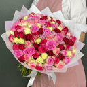 Букет «Роскошество цвета» из роз