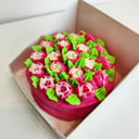 Бенто торт - открытка "Букет цветов"