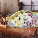 Букет «Духовность» из роз и экзотических цветов