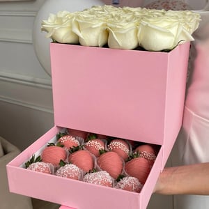 Шкатулочка XL с розами