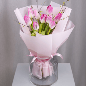 Букет из тюльпанов "Мелодия нежности"