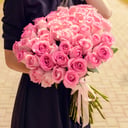 Букет из 51 розовой розы