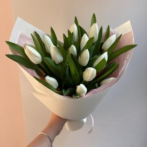 Букет «Белые тюльпаны»