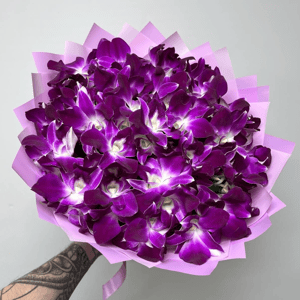 Букет «Орхидея Дендробиум пурпурная L»