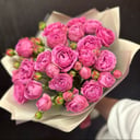 Букет из 7 кустовых пионовидных роз