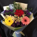 Букет «Элис» из гербер и ромашек