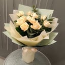 Букет «Ванильный десерт» из роз