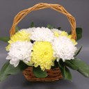 Композиция в корзине "Летняя свежесть" из хризантем