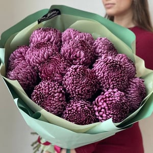 Букет «Винные хризантемы»