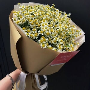 Букет из полевых ромашек из хризантем