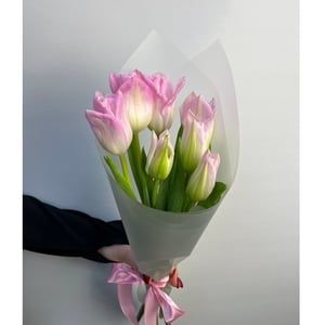 Авторский букет 155 - с тюльпанами