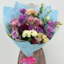 Букет «Кудрявые эустомы»